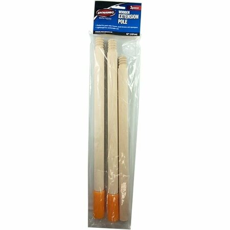 DYNAMIC PAINT PRODUCTS Dynamic 42 in. 107cm 3 Piece Wooden Extension Pole 00111
